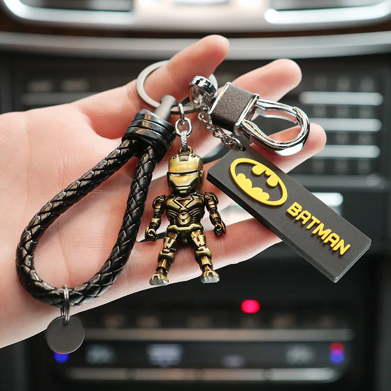 

2019 Avengers 4 car keychain Iron Man Captain America pendant men and women metal key chain ring small gifts