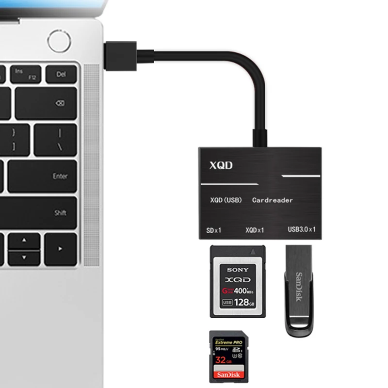 XQD SD Card Reader до 500 МБ/с. высокое Скорость XQD2.0 USB3.0 концентратора Камера Adapter Kit