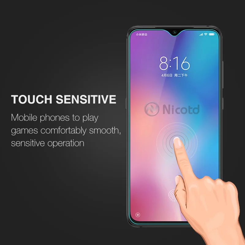 Защитное стекло для Xiaomi Mi 9 8 Pocophone F1 защита экрана HD Стекло закаленная пленка Redmi 6