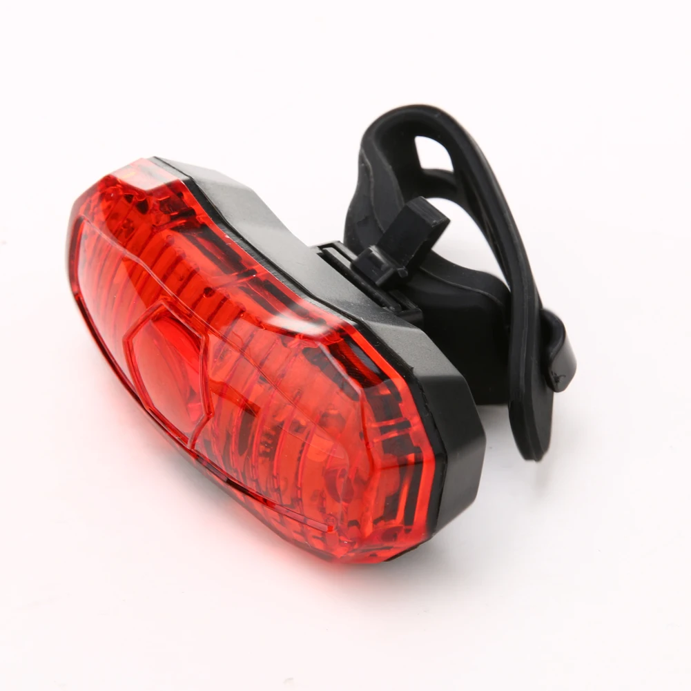 

Waterproof Bike Bicycle 5 LED Rear Tail Light Lamp Bulb Red Back Cycling Safety Warning Flashing Lights Reflector Accessories