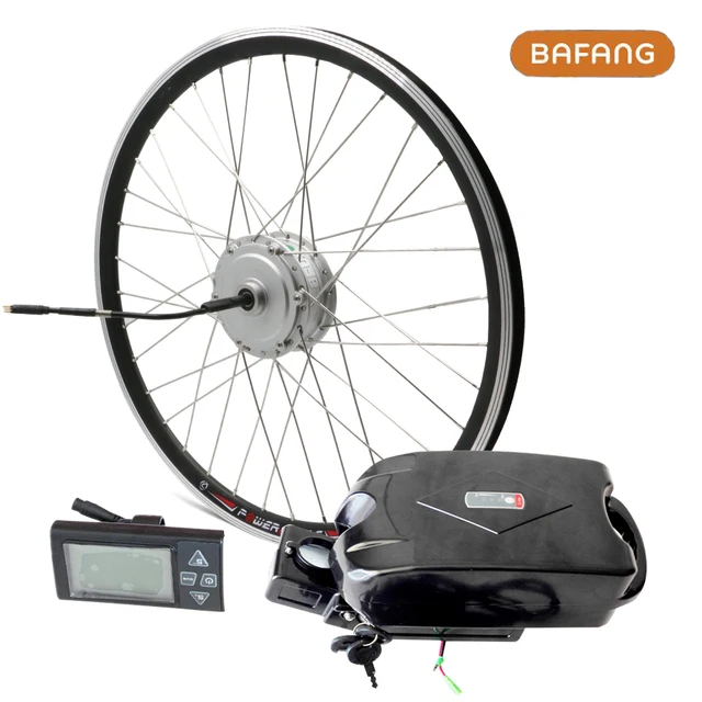 Best price at $394 Cheap Bafang 26inch 250W Front or Rear Motor 36V 10Ah Frog Lithium Battery 8Fun Electric Bike Conversion Kit LED LCD Display