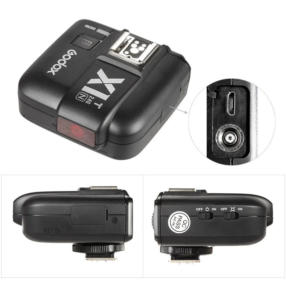 DHL Godox Ving V860II V860II-N E-TTL HSS 1/8000 литий-ионный аккумулятор Speedlite вспышка+ X1T-N передатчик для Nikon DSLR+ подарочный комплект