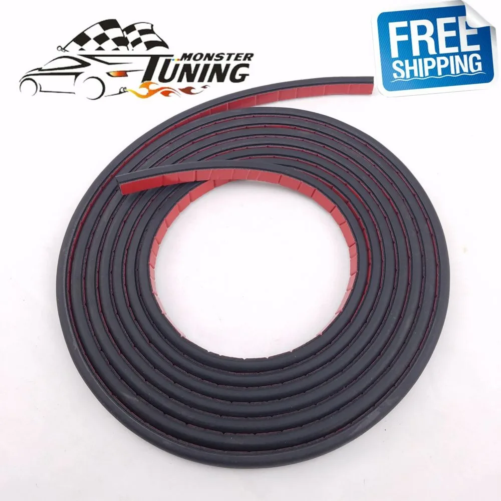 

Free Shipping 4 Meter B type Car Rubber Seal Sound Insulation Car Door Sealing Strip Weatherstrip Edge Trim Noise Insulation