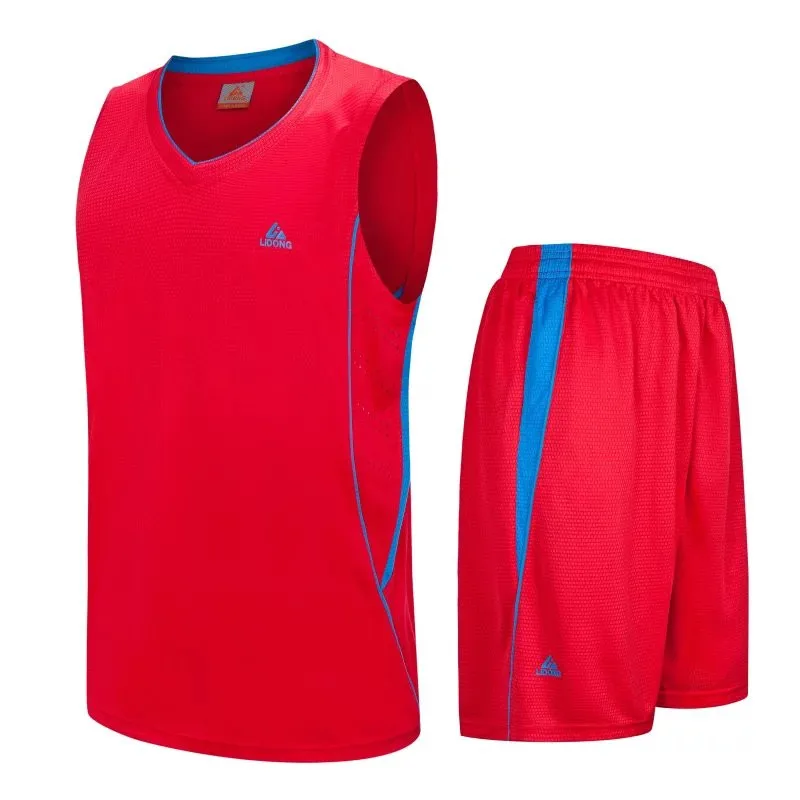 LiDong новые баскетбольные майки спортивная форма без рукавов рубашки и шорты команды тренировочные комплекты, самостоятельная настройка доступны 092