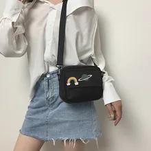 Сумки для женщин, повседневные парусиновые сумки через плечо с изображением планеты, функциональная Студенческая сумка-мессенджер, сумка на плечо для телефона, клатч, кошелек, bolso