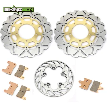 

BIKINGBOY For Suzuki GSXR 1000 2005 2006 GSX-R 1000 2005 2006 K5 K6 Front Rear Brake Discs Disks Rotors Pads