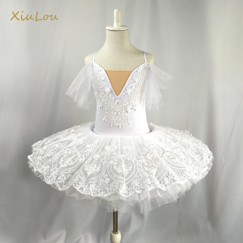 

White Swan professional ballet tutu child kids girls ballerina costume contemporary party dance costumes ballet tutu child adult