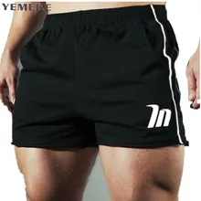 YEMEKEBrand летом г. Мужские и женские тонкие шорты мужские женские шорты для фитнеса бодибилдинга черные мужские