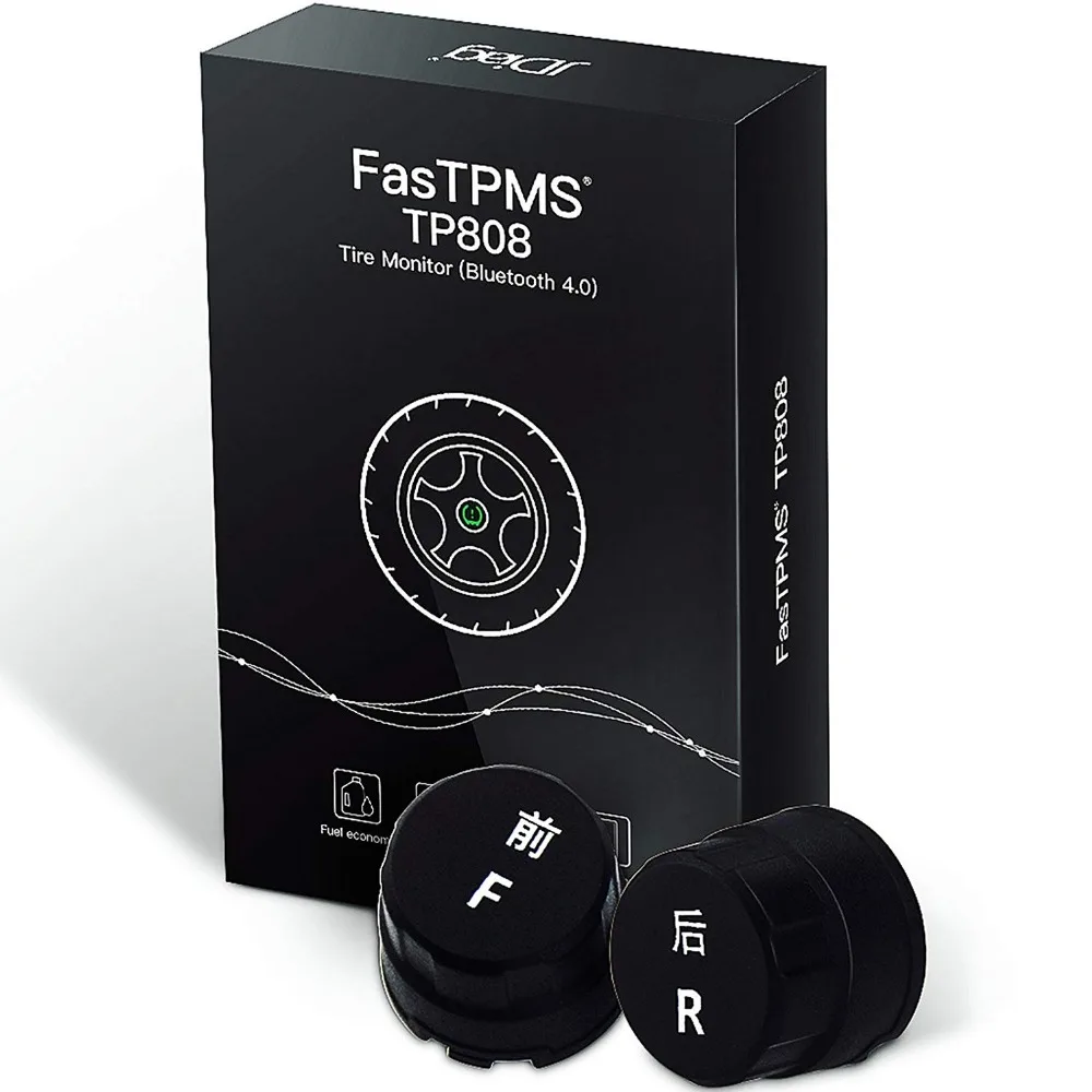 

JDiag FasTPMS TP808 Motorcycle Testers Bluetooth Car Waterproof Tire Pressure Monitor Automobiles Sensors Temperature Alarm