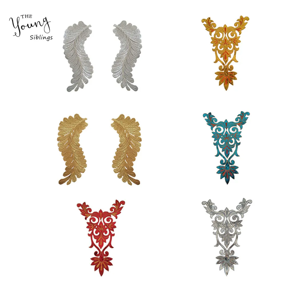 

New to the Sequins Embroidery Applique Iron on patch Clothing DIY Stripes Patch Sewing Clothing Accessories Badges Stickers