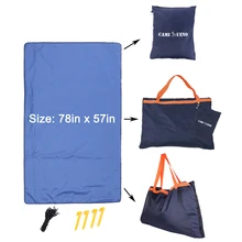 Многофункциональный коврик для кемпинга водонепроницаемый простой палатка складная сумка для хранения сумка для пикника одеяло