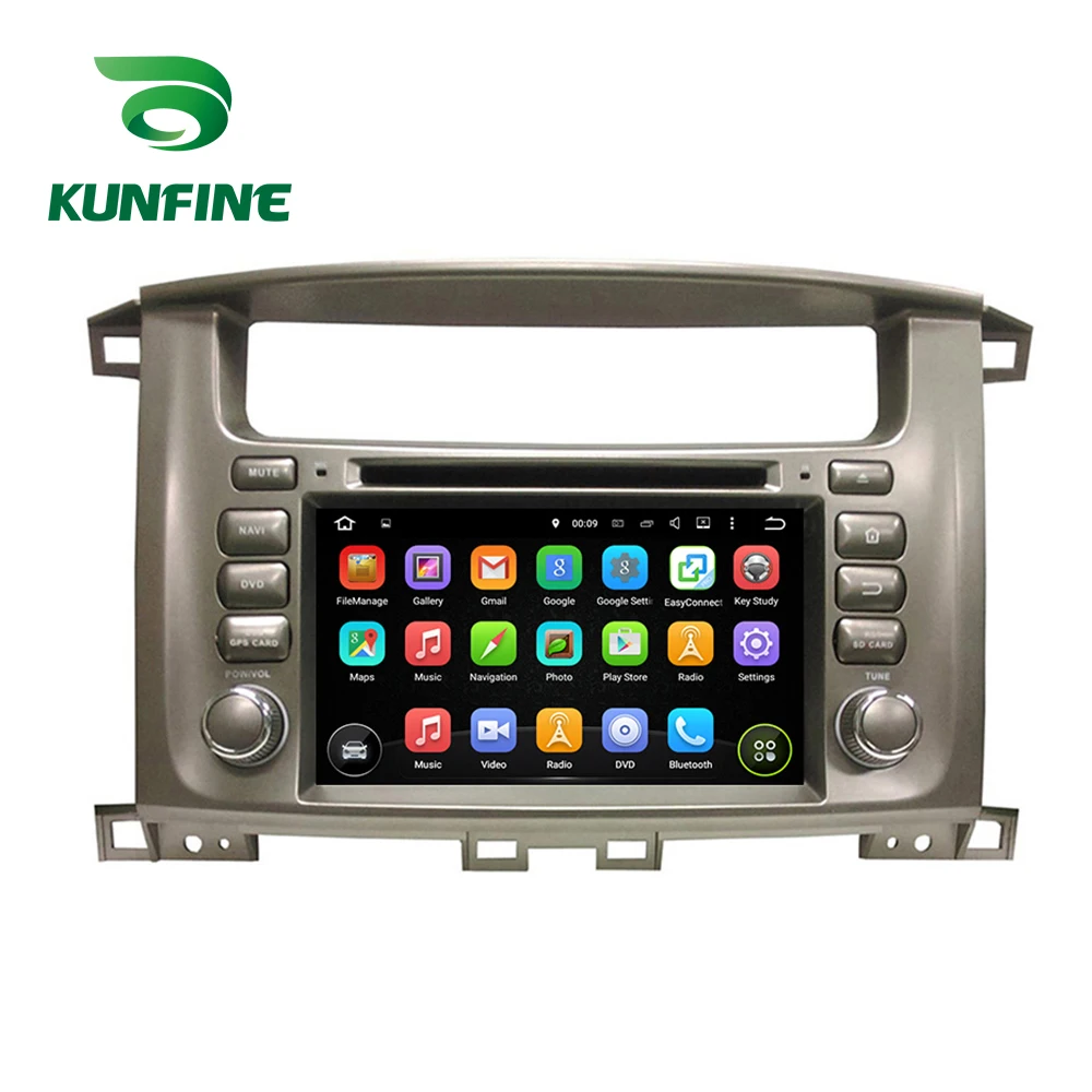 Top Octa Core 4GB RAM Android 8.0 Car DVD GPS Navigation Multimedia Player Car Stereo for TOYOTA Lander Cruiser100 Radio Headunit 1