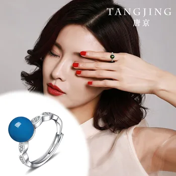 

2020 Anniversary Anillos Real Women Rings Anel Masculino Natural Mexican Potter Ring S925 With Movable Mouth With Certificate