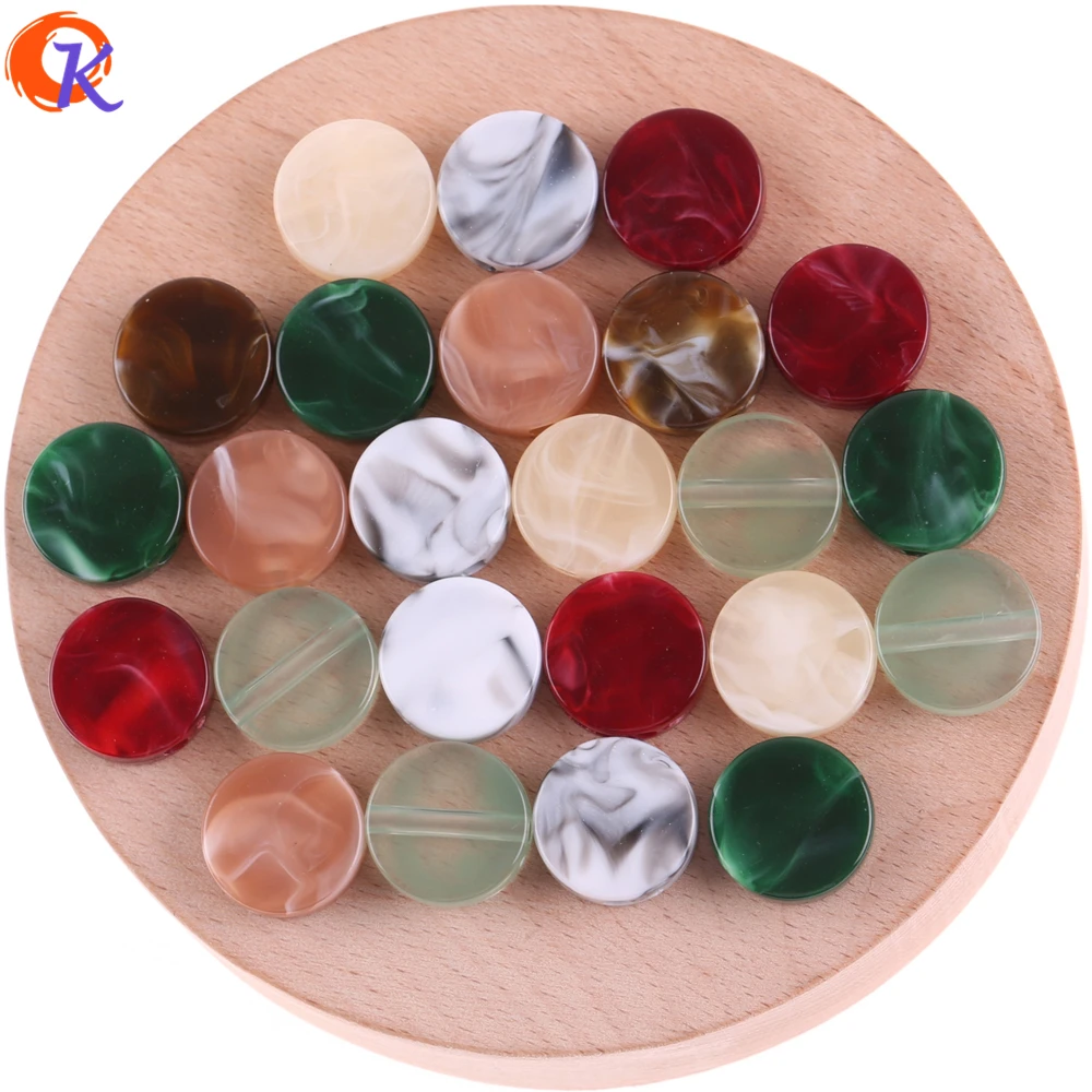 

Cordial Design New Fashion 5x15MM 200Pcs/Lot Flat Round Coin Earring Accessories Acrylic Marble Effect Bead For Jewelry Making