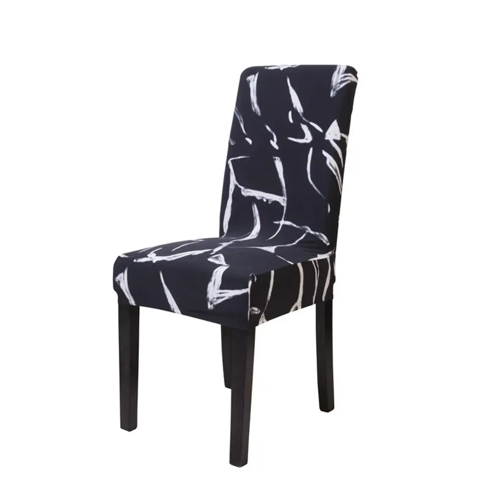 

TPFOCUS Simple Nonslip Prinitng Elastic Chair Cover for Home Hotel Supplies