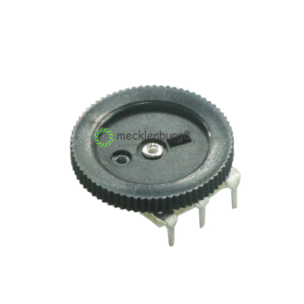 10PCS B103 10K Ohm 3-Pin Single Linear Dial Wheel Potentiometer 16MM x 2MM