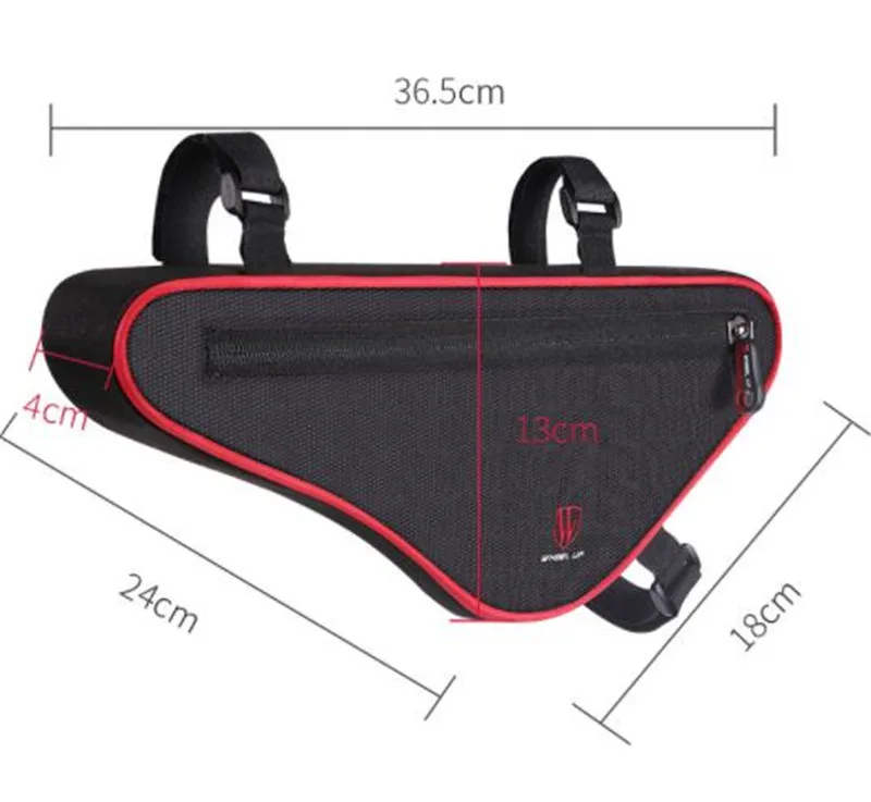 Wheel Up Reflective Large Capacity Nylon MTB Cycling Front Bag Waterproof Outdoor Triangle Bicycle Front Tube Frame Bag Wheel Up Reflective Large Capacity Nylon MTB Cycling Front Bag Waterproof Outdoor Triangle Bicycle Front Tube Frame Bag