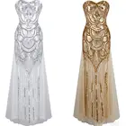$28.90! new 2017 golden dress long sequins dresses strapless backless strap elegant cultivate one's morality dress Cheap new 2017 golden dress long sequins dresses strapless backless strap elegant cultivate one's morality dress