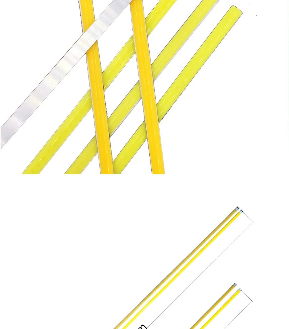 Flexível COB LED Strip Bar Luzes, lâmpadas