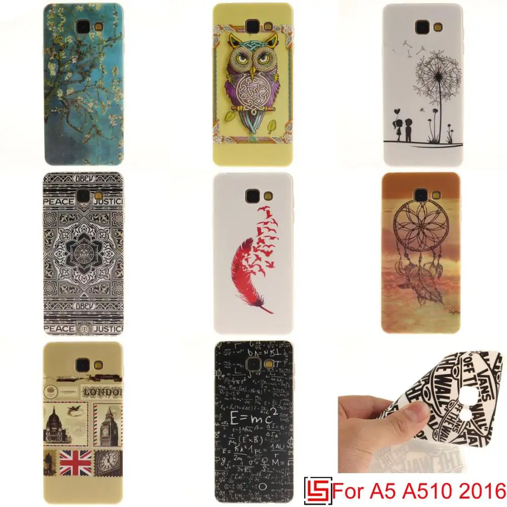 Ultra Thin TPU Silicone Soft Phone Mobile Case caso kryty shell Cover Bag For Samsung Samsuns Galaxy A5 2016 A510 A 5 A510F |