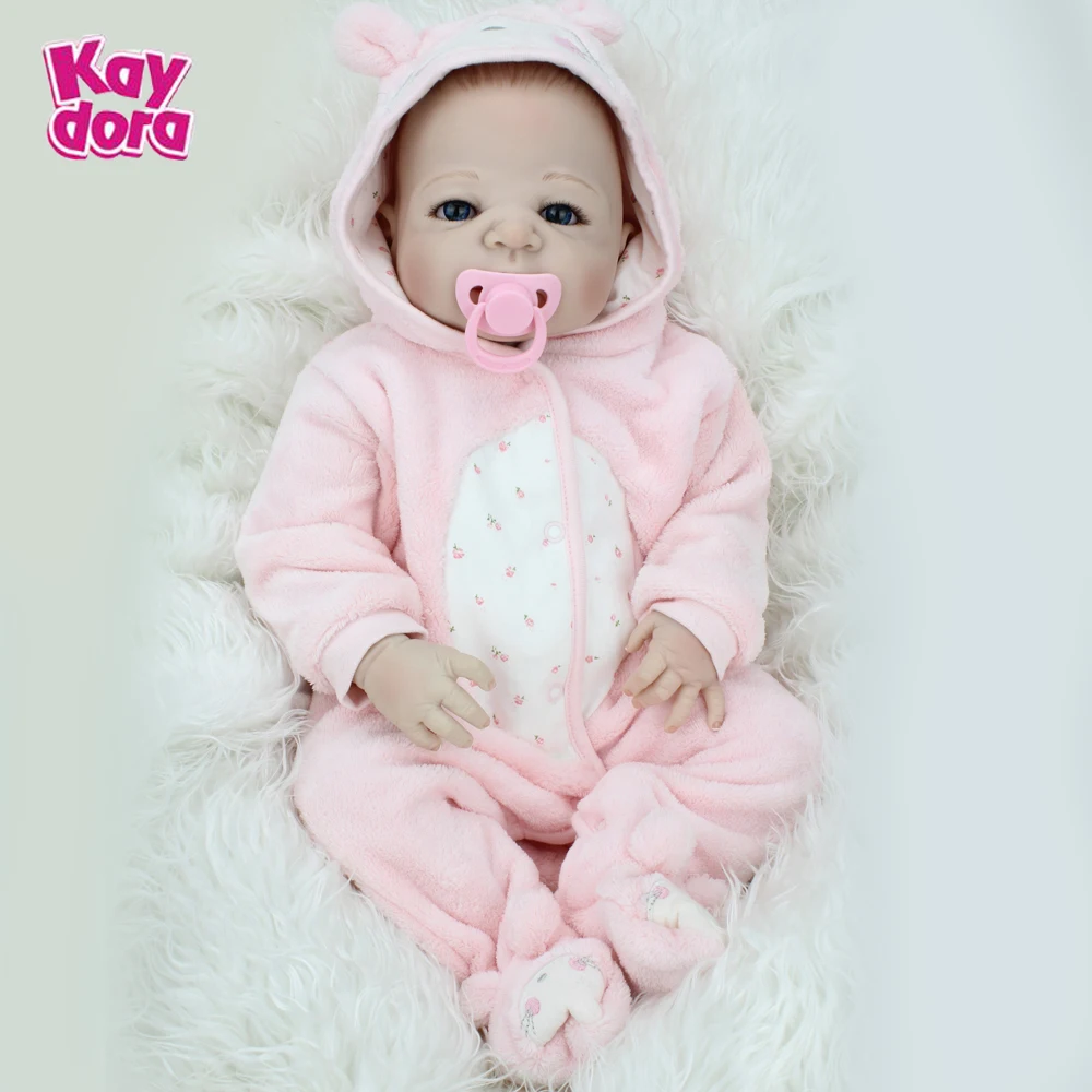 22 inch 55cm Full Silicone Reborn Baby Dolls Alive Lifelike Real Dolls Realistic Reborn Babies Kid Girls Toys Birthday Xmas Gift 22 inch 55cm Full Silicone Reborn Baby Dolls Alive Lifelike Real Dolls Realistic Reborn Babies Kid Girls Toys Birthday Xmas Gift