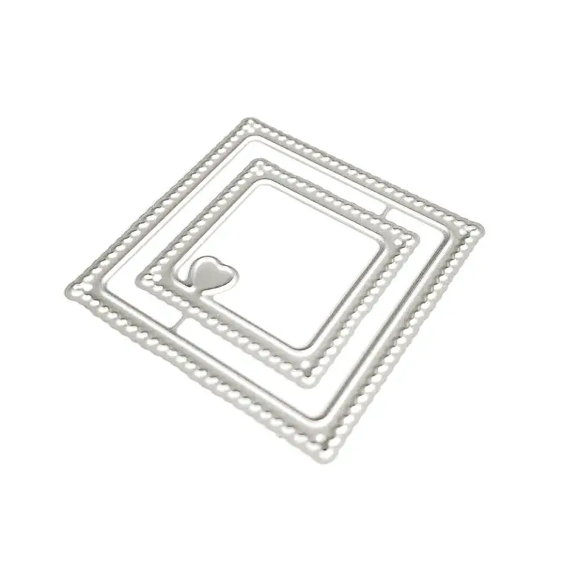 Romantic Heart Metal Cutting Dies Stencil Scrapbook Embossing Craft Album Decor