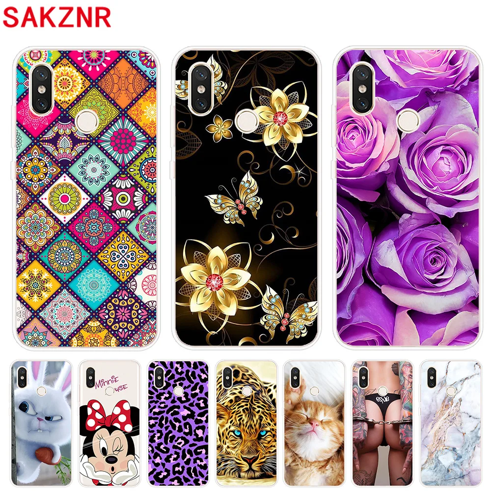 Case for Xiaomi Mi 8 6.21&quot Cover Silicone TPU Soft Shell Funda Couqe Phone |