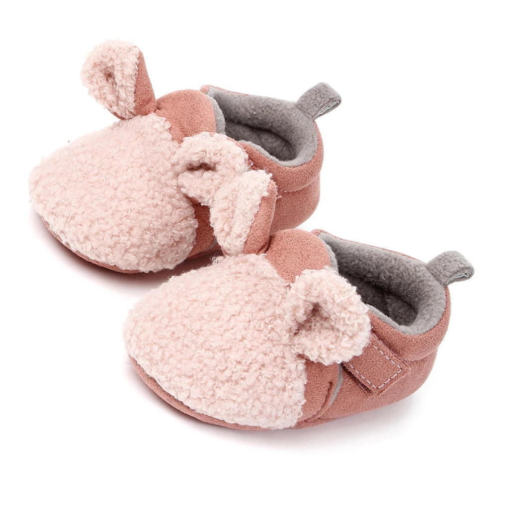 Toddler Baby Soft Sole Shoes Infant Sneakers Winter Warm Boots Trainer 0-15Months