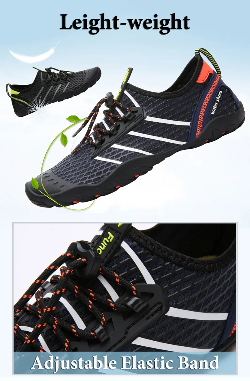 Sapatos de natação