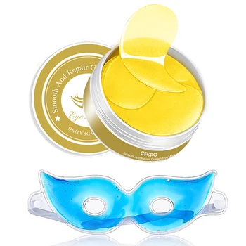 

Golden Collagen Gel Eye Patches Sleep Eye Mask for Eyes Remover Dark Circles Anti Aging Puffiness Bag Eye Wrinkle Skin Care