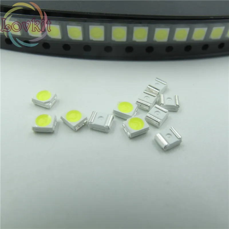 5000 шт./лот PLCC 2 теплый белый светодиод 1210 3528 SMD ультра яркие светодиоды 3 0 V 2800 3500K