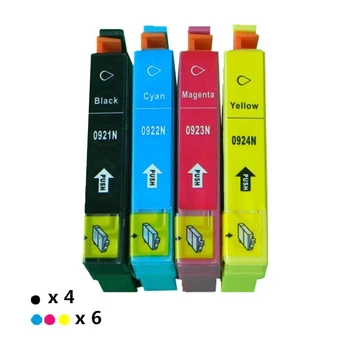 

10X Ink cartridge for EPSON T921N T0921 - T0924 for T26 T27 TX106 TX109 TX117 TX119 C51 C91 CX4300 printer