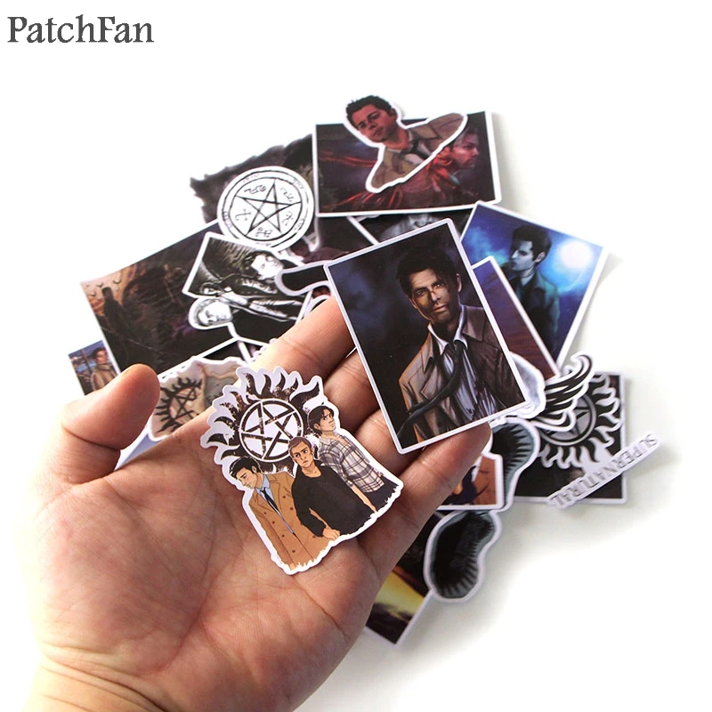 Patchfan 37 шт. Сверхъестественное SPN руны детские игрушки Стикеры для DIY Скрапбукинг альбом ноутбук телефон тетрадь наклейка стикеры A1771