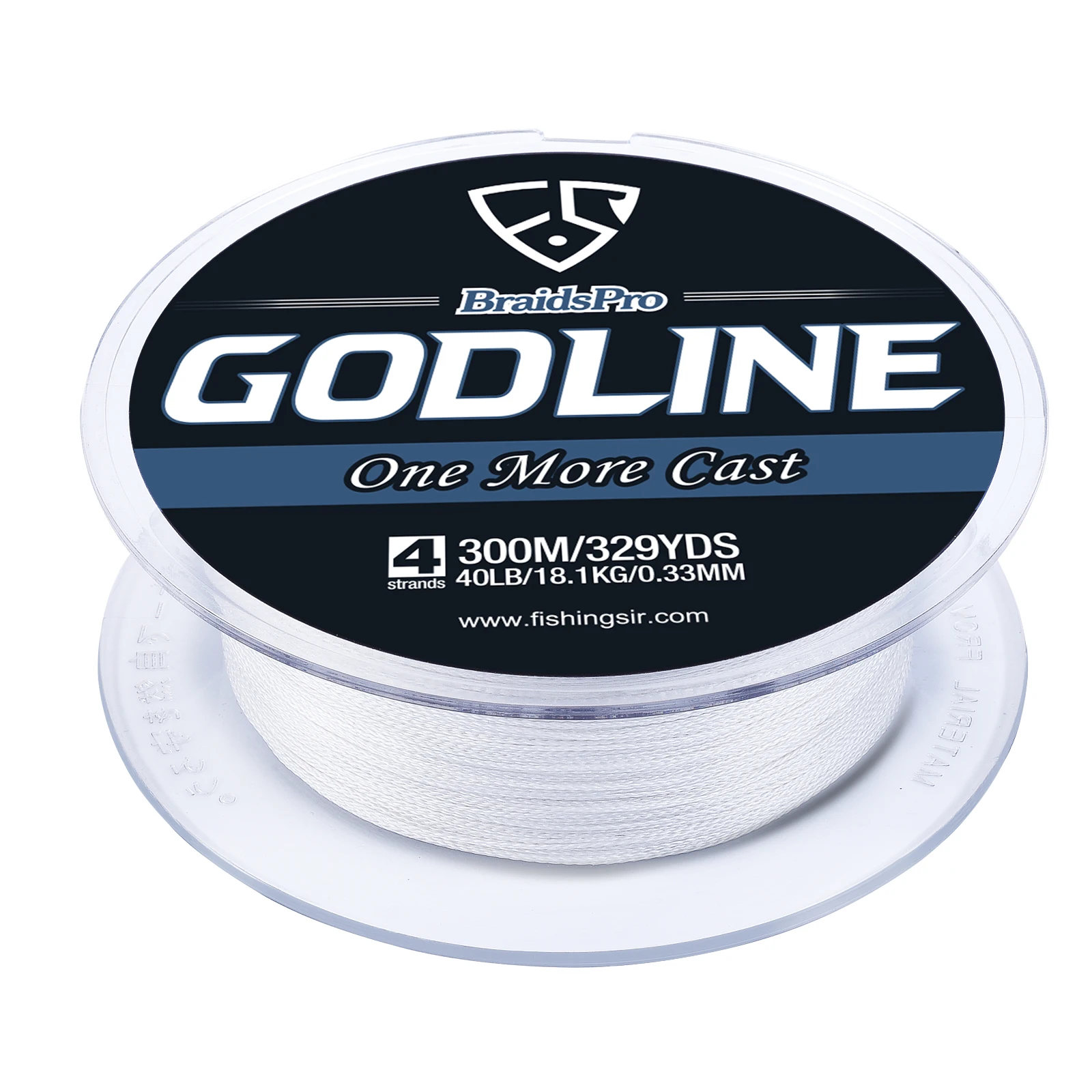 FISHINGSIR GODLINE плетеная рыболовная леска из ПЭ 300 м 8strands супер прочная Леска рыболовная леска PE канат peche carpe провода 30 40 50 80 100 120LB - Цвет: White