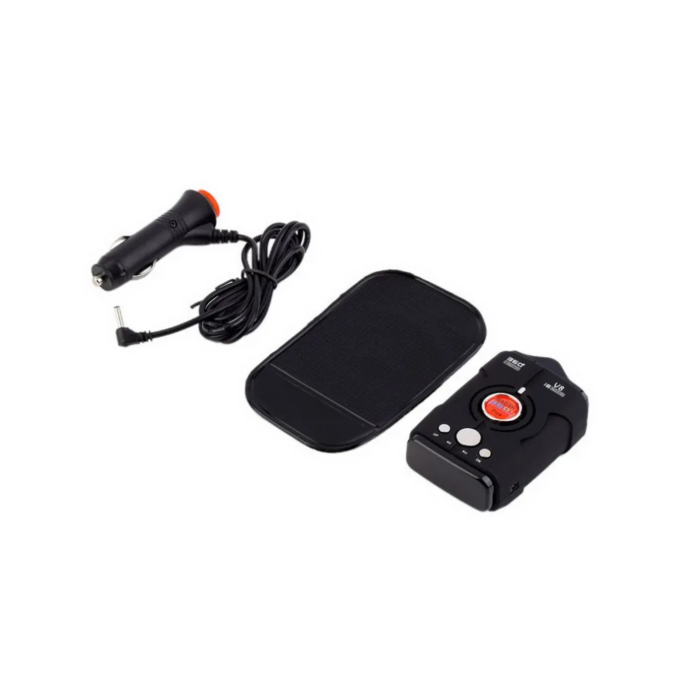 360 Gradi V8 Auto Rilevatore Radar 16 Band Russia/Inglese Versione Display Anti Radar Detector XK NK Ku Ka Laser