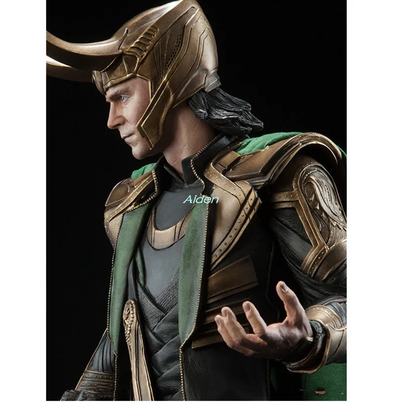 2" Мстители: статуя Эндшпиля Megamind бюст Loki полноразмерный портрет PF Loki Odinson GK фигурка Коллекционная модель игрушки B978