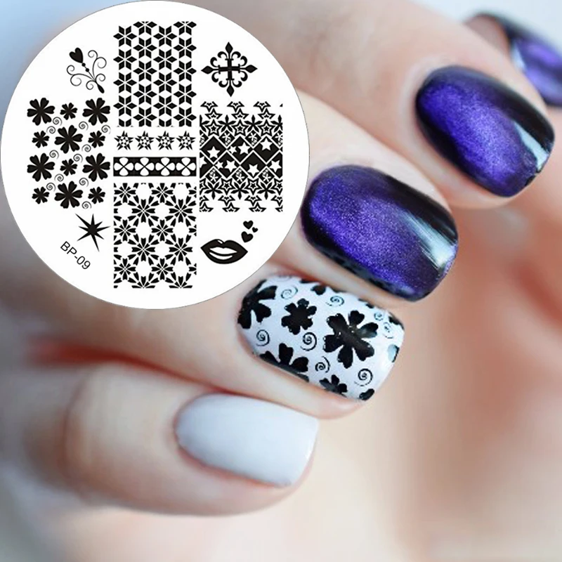 mix patterns nail st template image sting plate born pretty bp09 nail decoration mix patterns nail st template image sting plate born pretty bp09 nail decoration