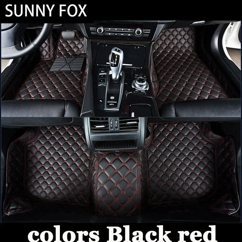 

SUNNY FOX Car floor mats for BMW F10 F11 F15 F16 F20 F25 F30 F34 E60 E70 E90 1 3 4 5 7 Series GT X1 X3 X4 X5 X6 Z4 5D car-styli