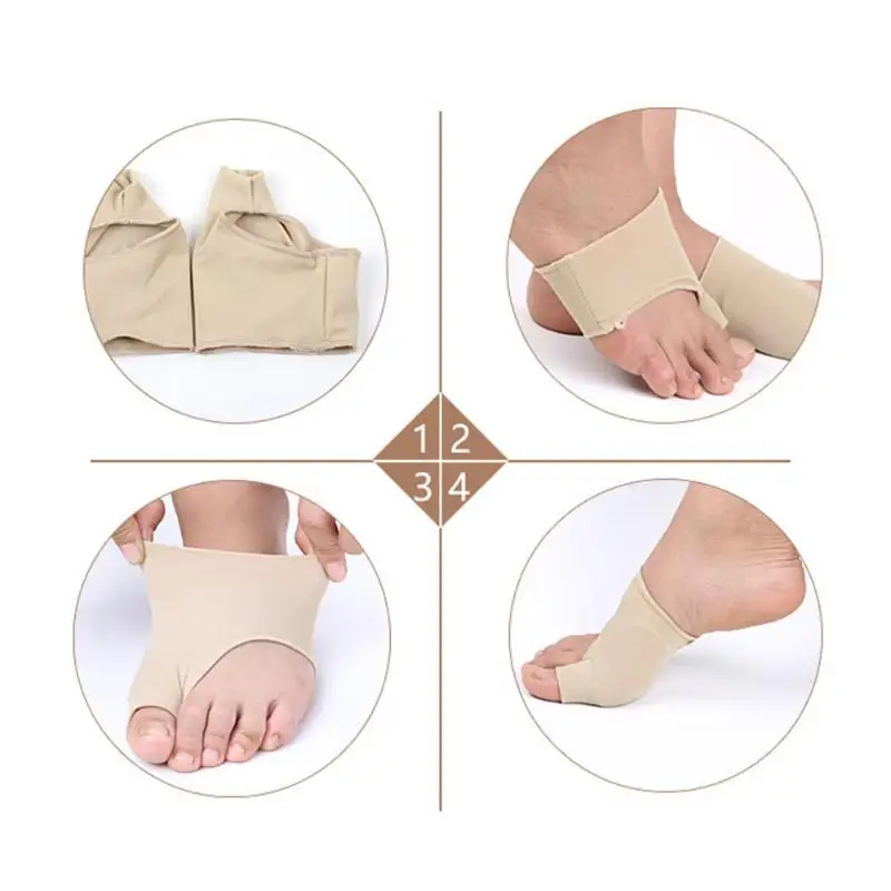 1 пара Hallux вальгусный корректор конуса пальца ноги разделитель кости коррекция педикюра выпрямитель для носка