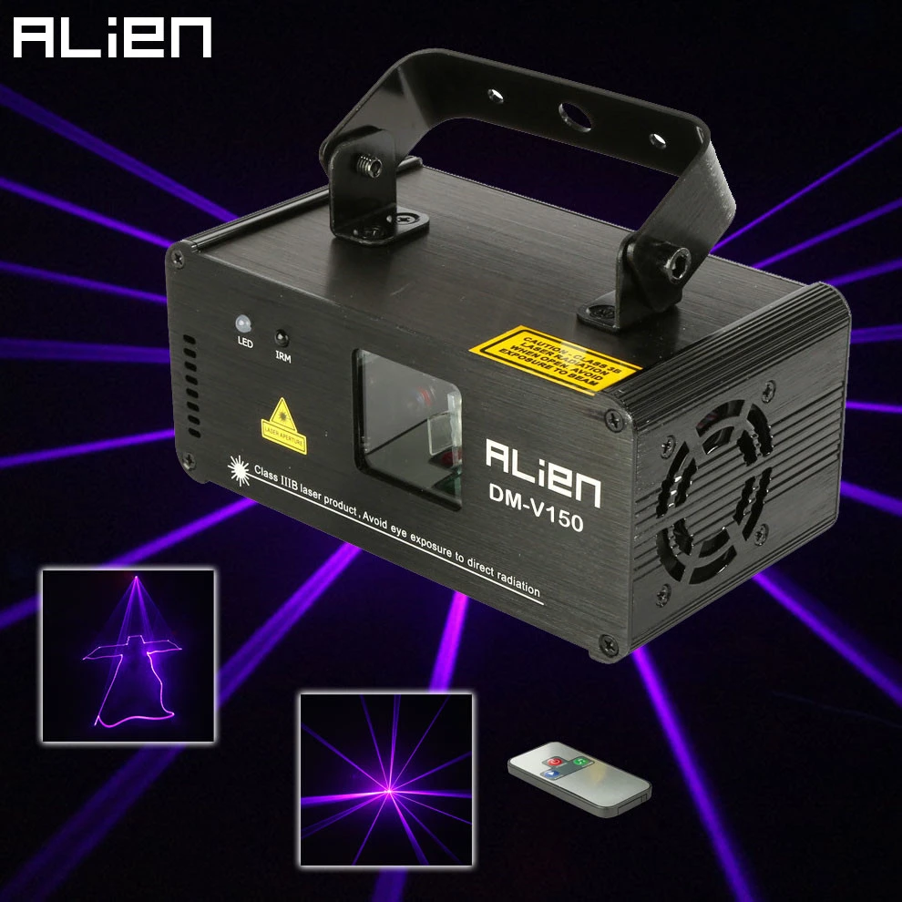 Remote 150mw Violet Purple Laser Line Scanner Projector Professional Stage Lighting Effect Dmx512 Dj Xmas Party Disco Show Light Stage Light Show Lightprofessional Stage Lighting Aliexpress