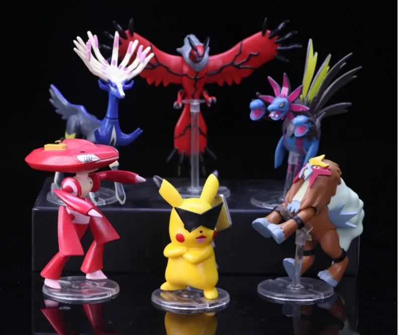 Фигурки героев аниме Genesect Raichu Pika X Y Hydreigon Entei из коллекции покемонов игрушки с