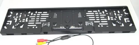 

new European license plate frame with lights reversing camera rear view camera night vision camera license plate frame
