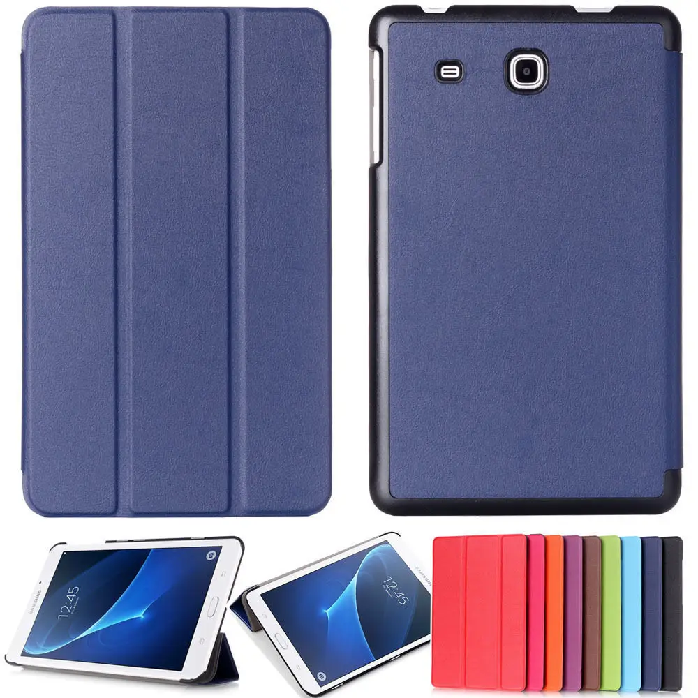 

Protective Case For Samsung Galaxy Tab A 2016 7.0 T280 T285 Folding Folio Stand Cover For Samsung Tab A6 7.0 cover Auto Wake Up