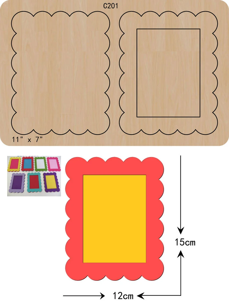 

New Wooden die Scrapbooking C-201 Cutting Dies