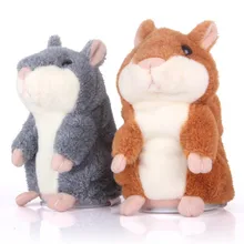 Hot Children Electronic font b Pet b font Talking Hamster Plush Lovely Toy Sound Record Speaking