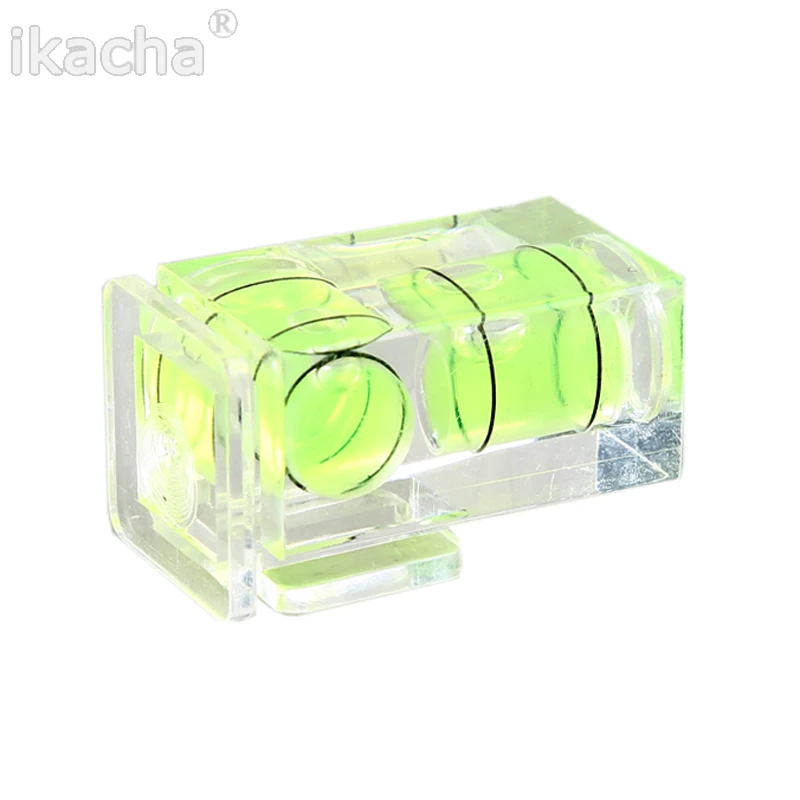 Double Dual 2 Axis Bubble Spirit Level Flash Hot Shoe Hotshoe