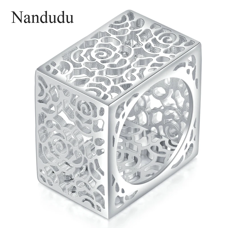 Nandudu Square Style Series Rings Men Women Girl Unisex Ring Accessories Fashion Jewelry Gift for Cocktail Dancing Party
