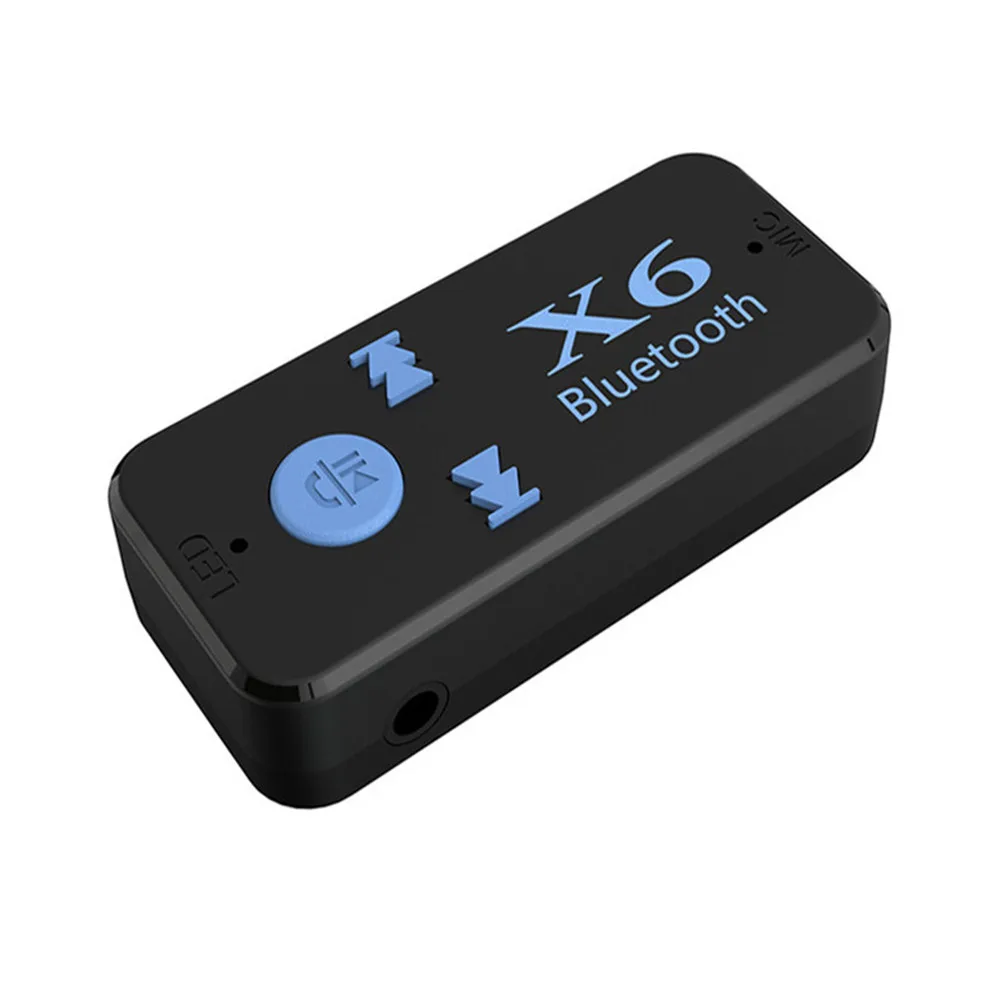 X6 wireless audio adapter AUX interface car Bluetooth receiver call card play music | Электроника