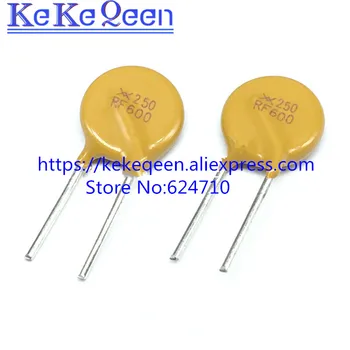 

10PCS/LOT Self Recovery Fuse PPTC TRF250-600 X250RF600 250V 0.6A 600MA TF600