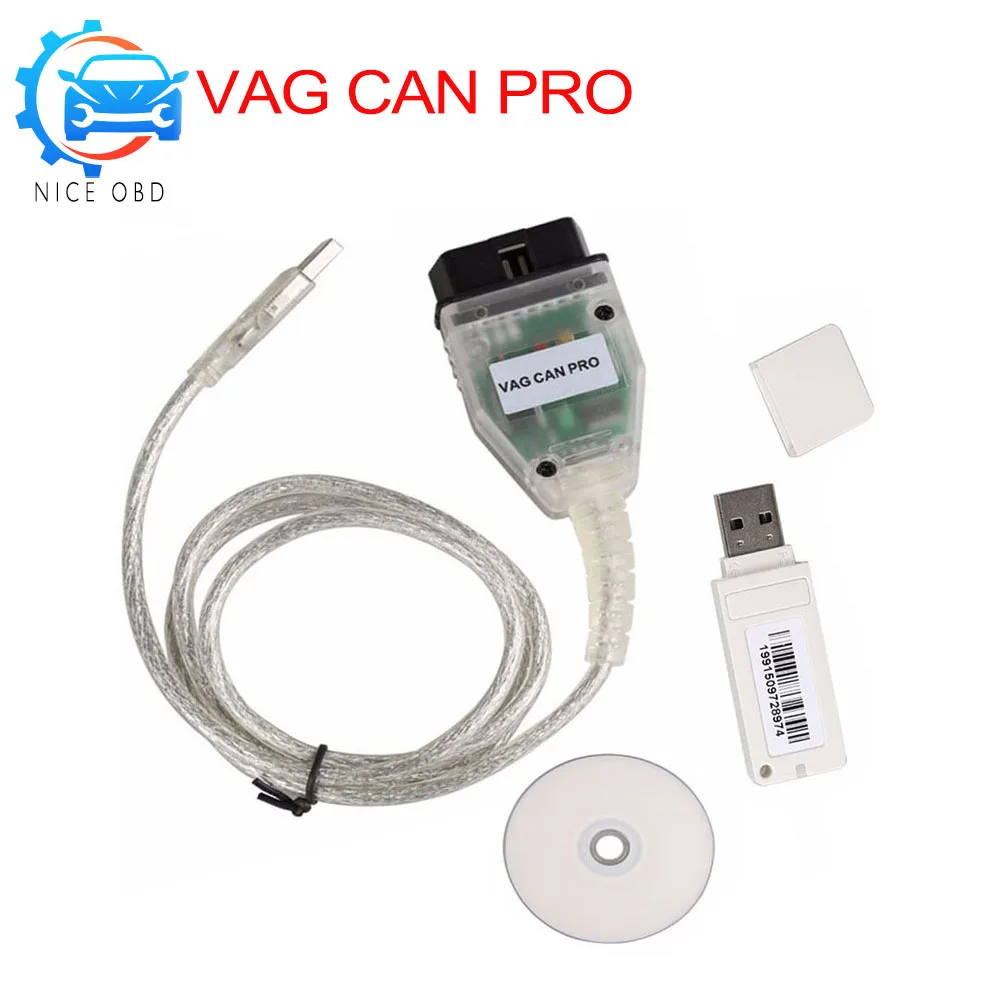

Hot selling VAG CAN PRO V 5.5.1 VCP Scanner CAN BUS+UDS+K-line with optional Dongle vag can pro Multi-Language better than ODIS